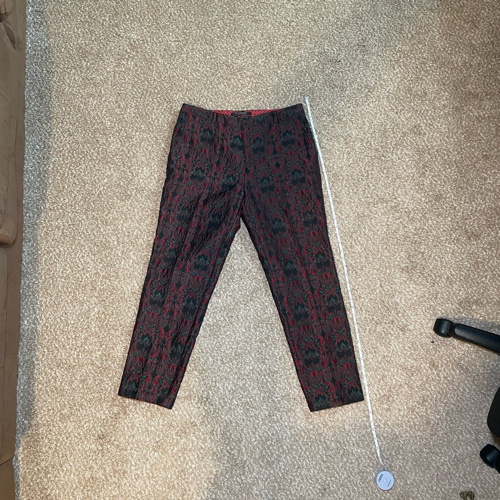 Scotch & Soda Black, Red and Green Patterned Trousers